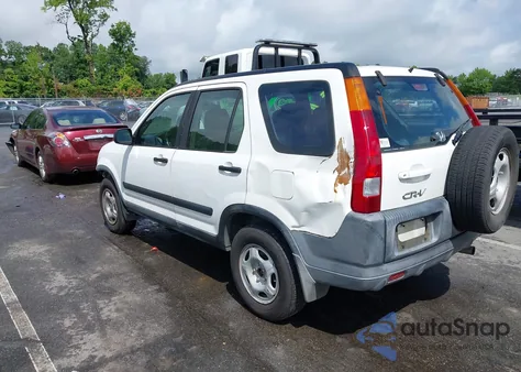 2004 Honda Cr-V Lx из США, поврежденный, VIN SHSRD78454U242973